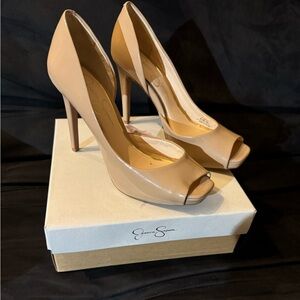 Neutral Opened Toe Heels